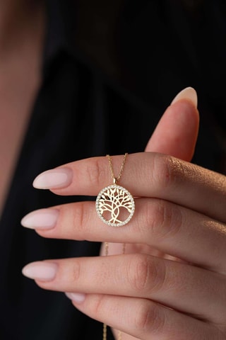 Collier - Argent et zircons