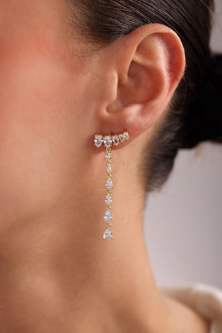 Boucles d'oreilles - Argent plaqué or jaune
