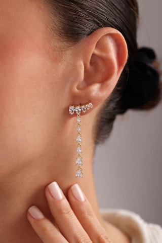 Boucles d'oreilles - Argent plaqué or jaune