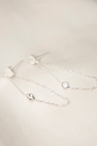 Boucles d'oreilles - Argent et zircons