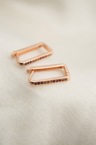 Boucles d'oreilles - zircons