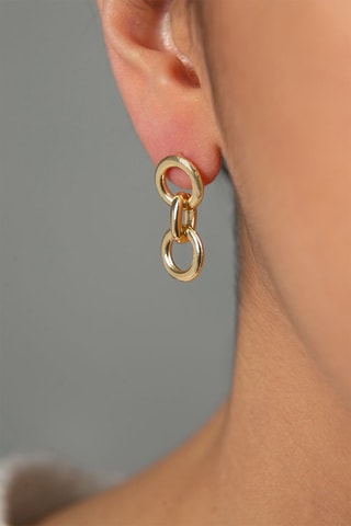 Boucles d'oreilles - Doré 