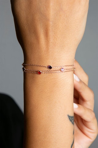 Bracelet - Argent et zircons
