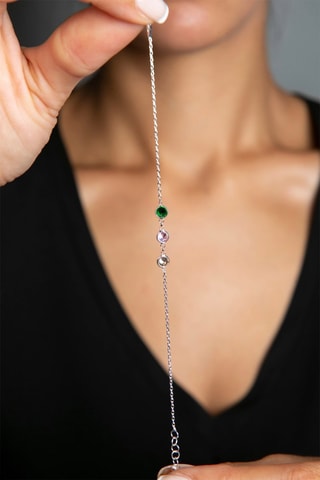 Bracelet - Argent et zircons