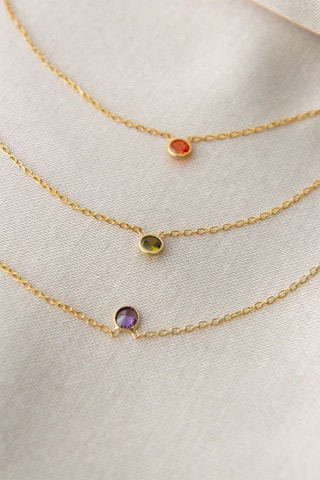 Collier - Argent et zircons