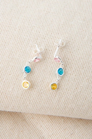 Boucles d'oreilles - Argent et zircons