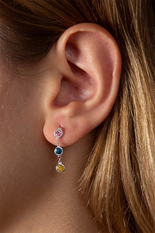 Boucles d'oreilles - Argent et zircons