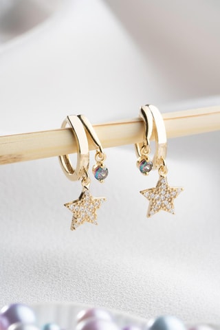 Boucles d'oreilles - Argent et zircons