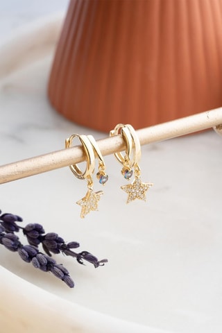 Boucles d'oreilles - Argent et zircons