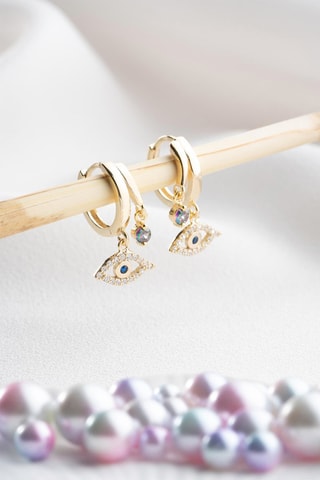 Boucles d'oreilles - Argent et zircons