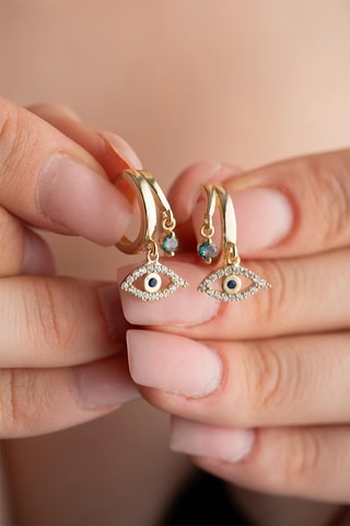 Boucles d'oreilles - Argent et zircons