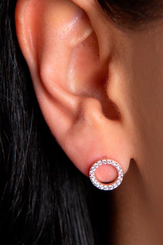 Puces - Argent et zircons