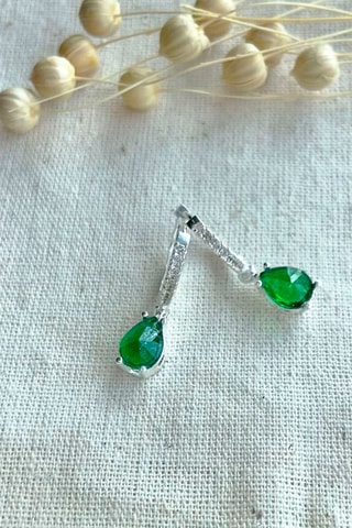 Boucles d'oreilles - Argent et zircons