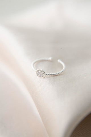 Bague - Argent et zircons