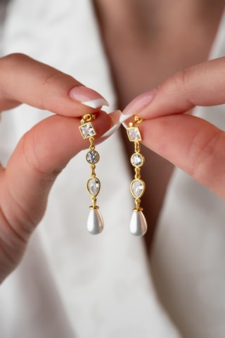 Boucles d’oreilles - Argent et zircons