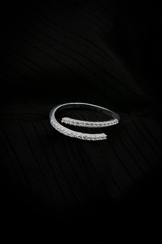 Bague - Argent et zircons