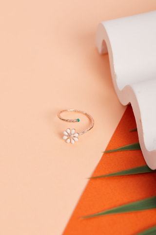Bague - Argent et zircon