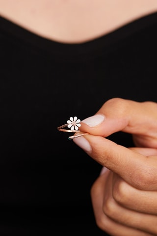 Bague - Argent et zircon