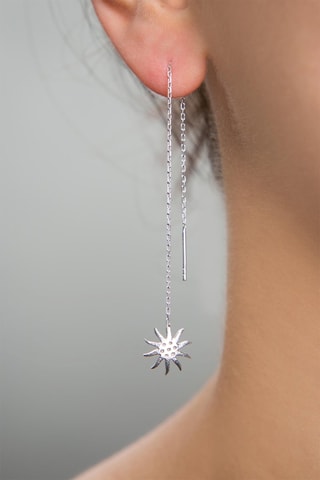 Boucles d'oreilles - Argent et zircons