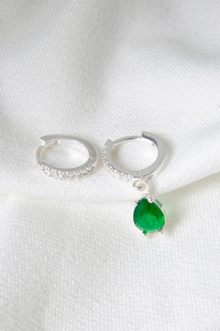 Boucles d'oreilles - Argent et zircons
