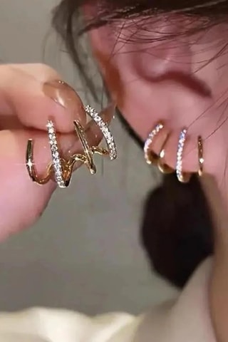 Boucles d'oreilles - Zircons
