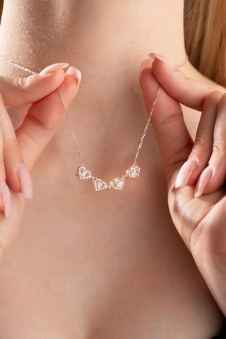 Collier - Argent et zircons