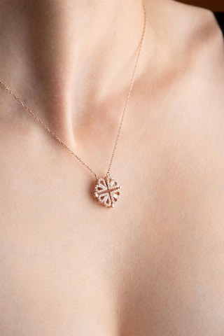 Collier - Argent et zircons