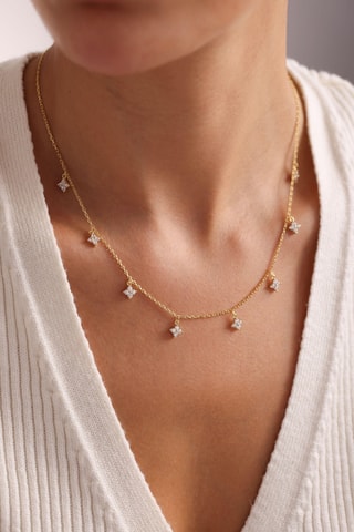 Collier - Argent plaqué or rose
