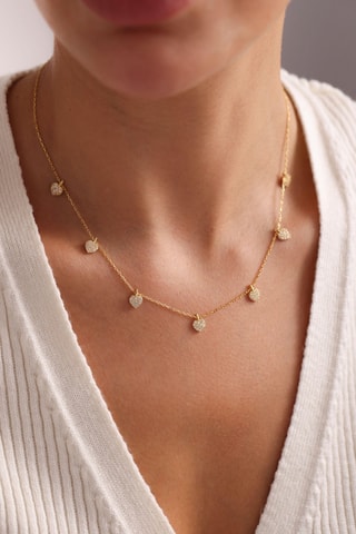 Collier - Argent plaqué or rose