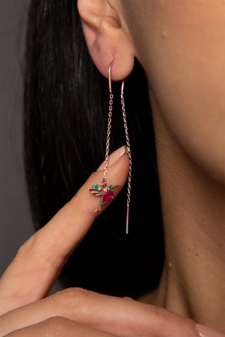 Boucles d'oreilles - Argent et zircons