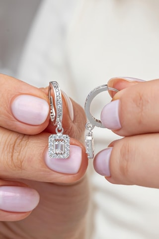 Créoles - Argent et zircons