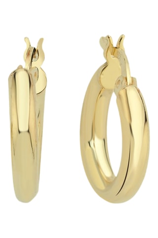 Créoles - Argent plaqué or jaune