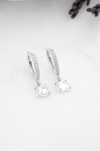 Boucles d’oreilles - Argent et zircons
