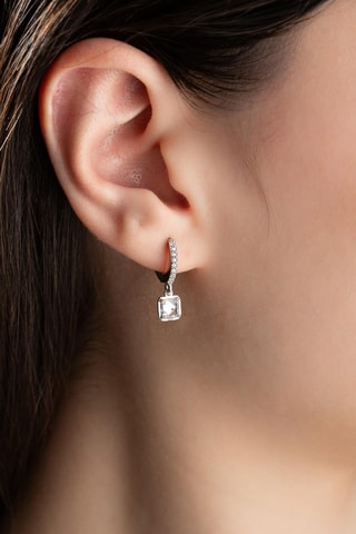 Boucles d’oreilles - Argent et zircons