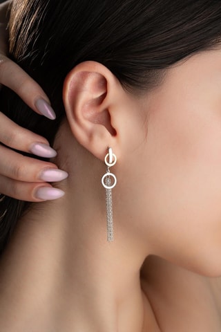 Boucles d’oreilles - Argent et zircons
