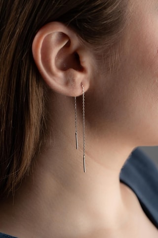 Boucles d’oreilles - Argent et zircons