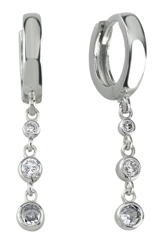 Boucles d’oreilles - Argent et zircons