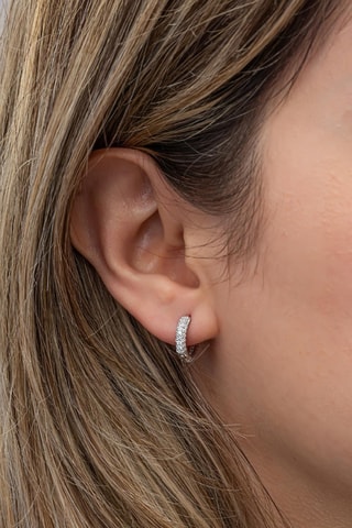 Créoles - Argent et zircons