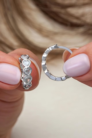 Créoles - Argent et zircons