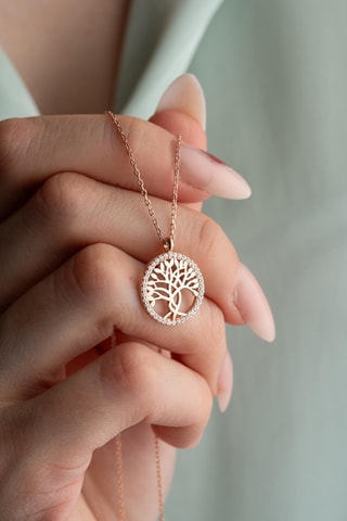 Collier - Argent et zircons
