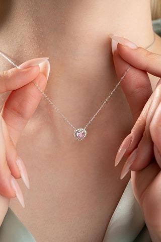 Collier - Argent et zircons