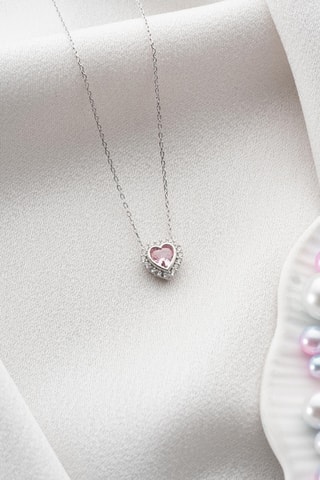 Collier - Argent et zircons