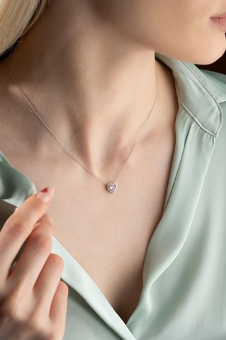 Collier - Argent et zircons