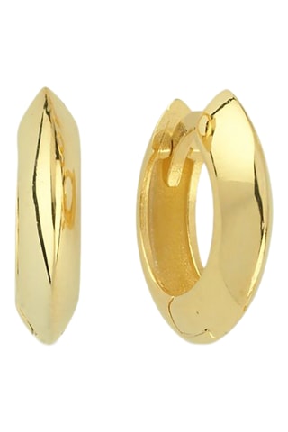 Créoles - Argent plaqué or jaune