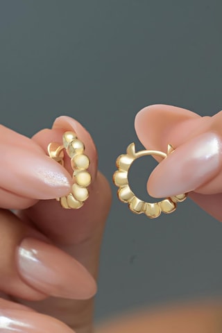 Créoles - Argent plaqué or jaune