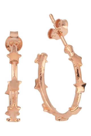 Créoles - Argent plaqué or rose