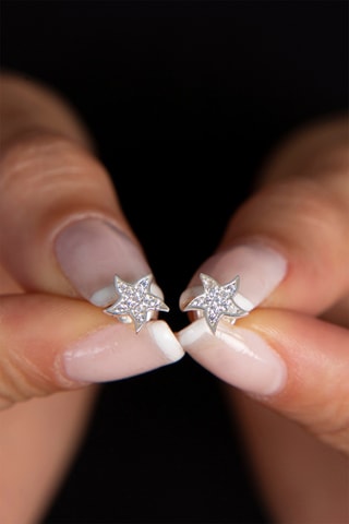 Puces - Argent et zircons