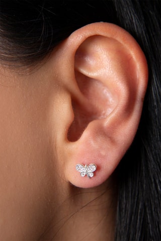 Puces - Argent et zircons