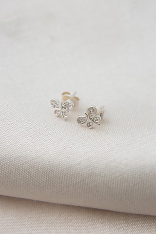 Puces - Argent et zircons