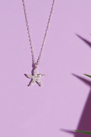 Collier - Argent et zircons